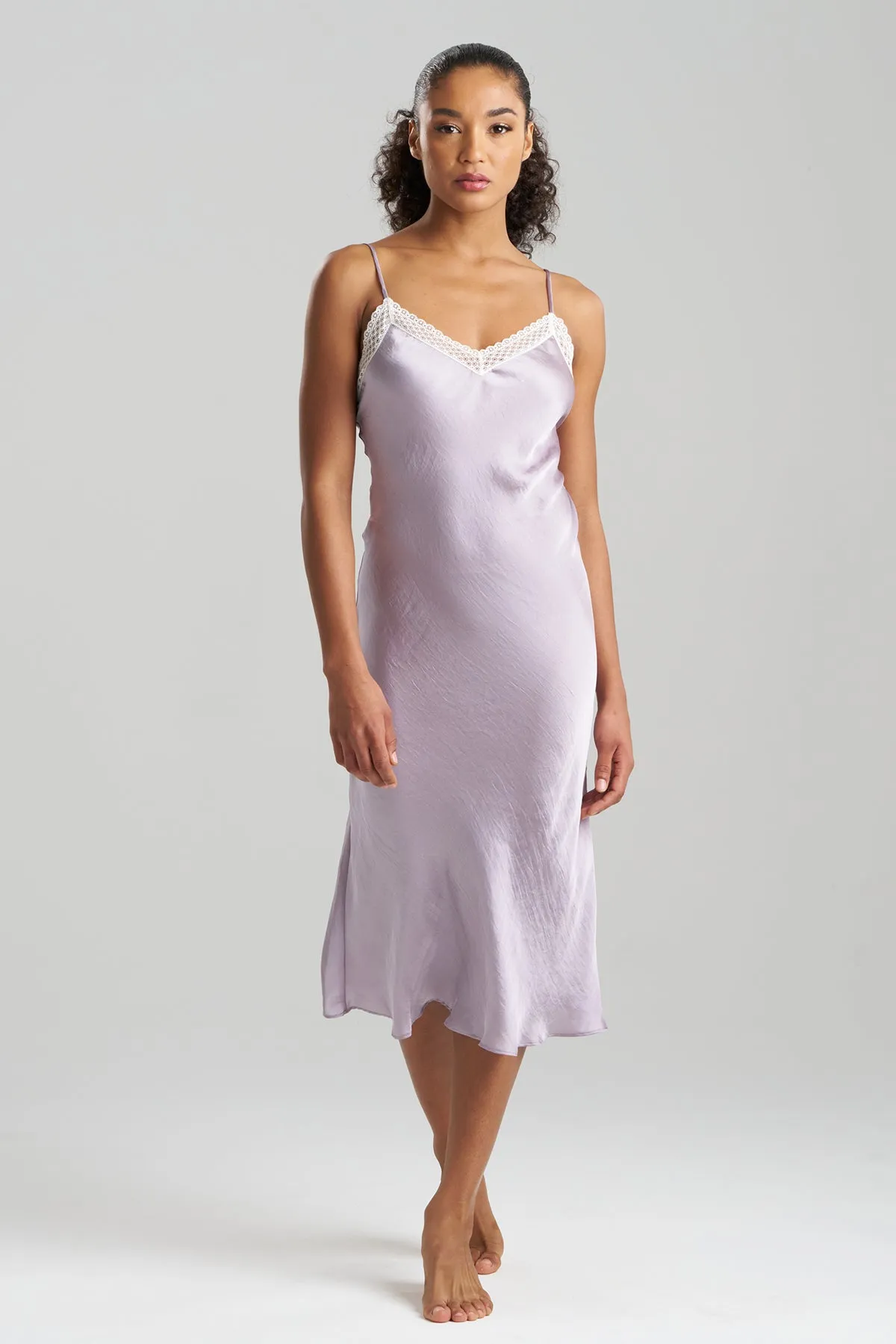 Ashley Icon Lace Slip Dress sold by Natori