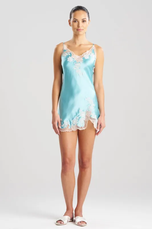 Lolita Lace Trim Silk Chemise sold by Natori