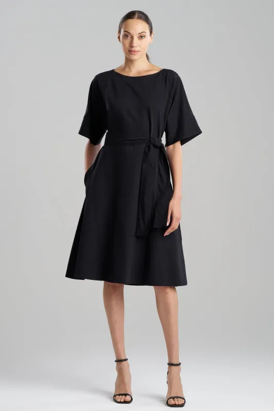 Solid Lightweight Woven Boatneck Dress sold by Natori