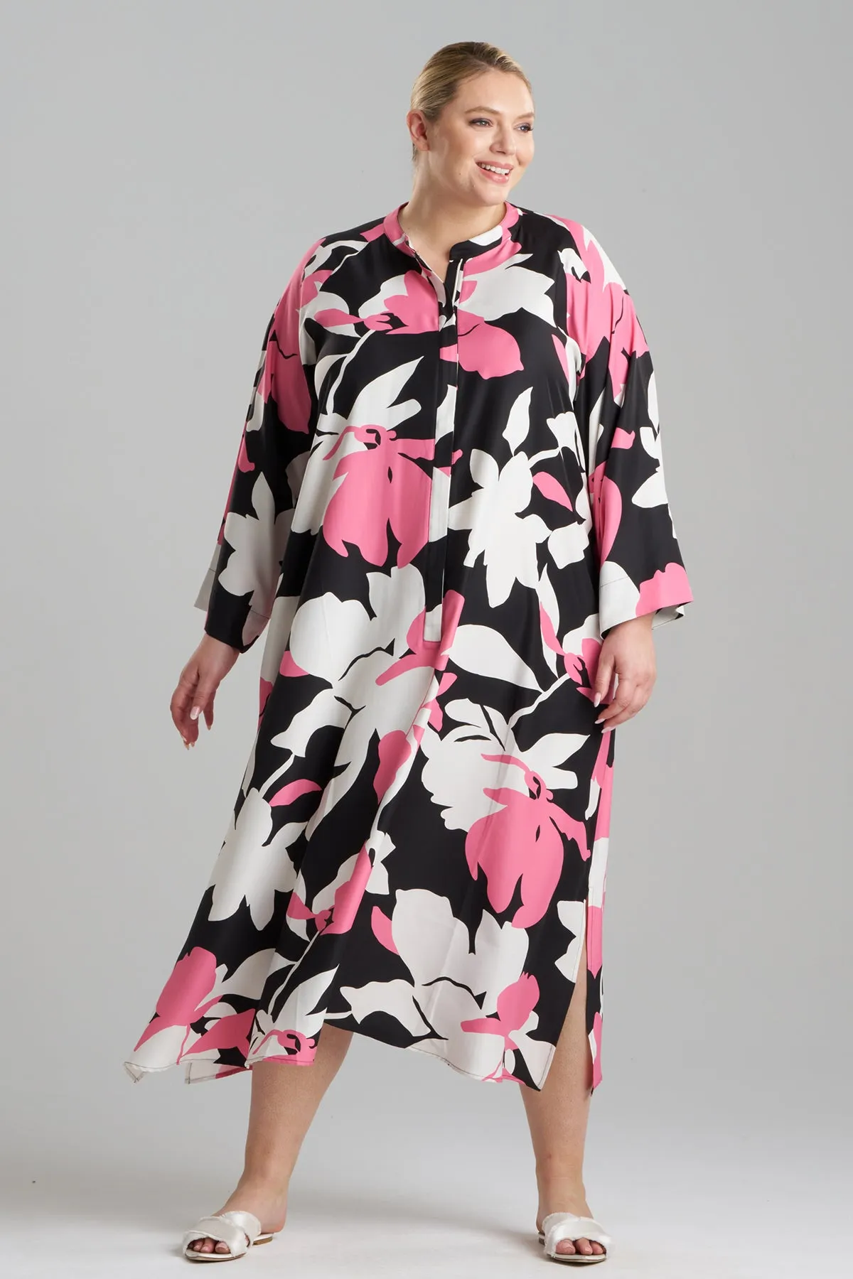 Niwashi Zip Caftan sold by Natori product image thumbnail 3