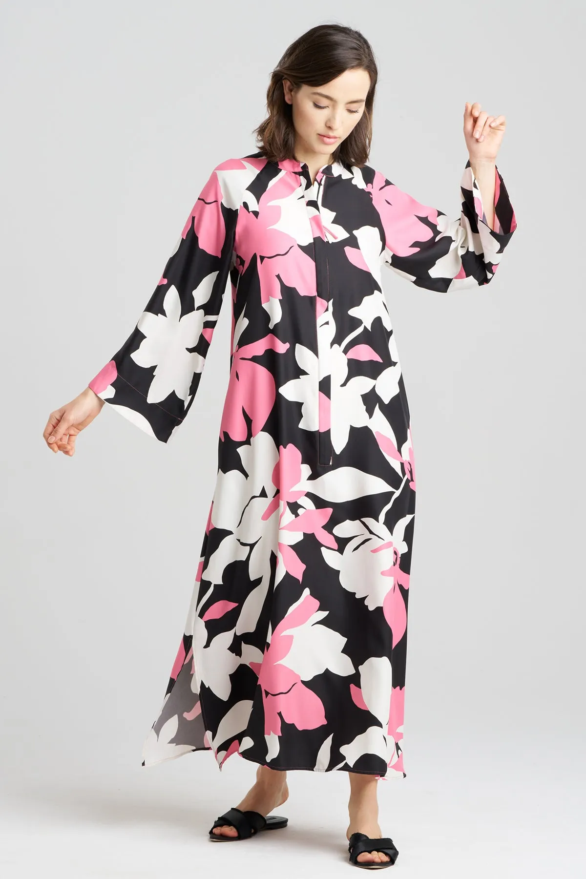 Niwashi Zip Caftan sold by Natori