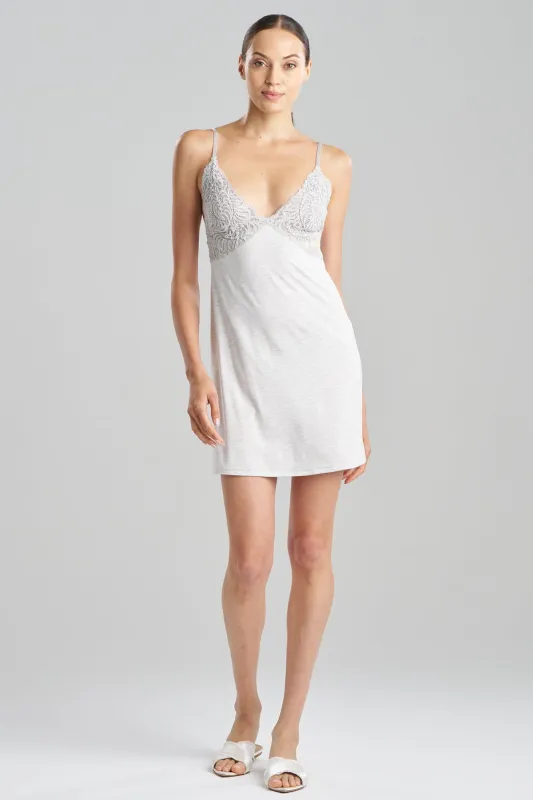 Feathers Essentials Lenzing™ Ecovero™ Viscose Lace Chemise sold by Natori