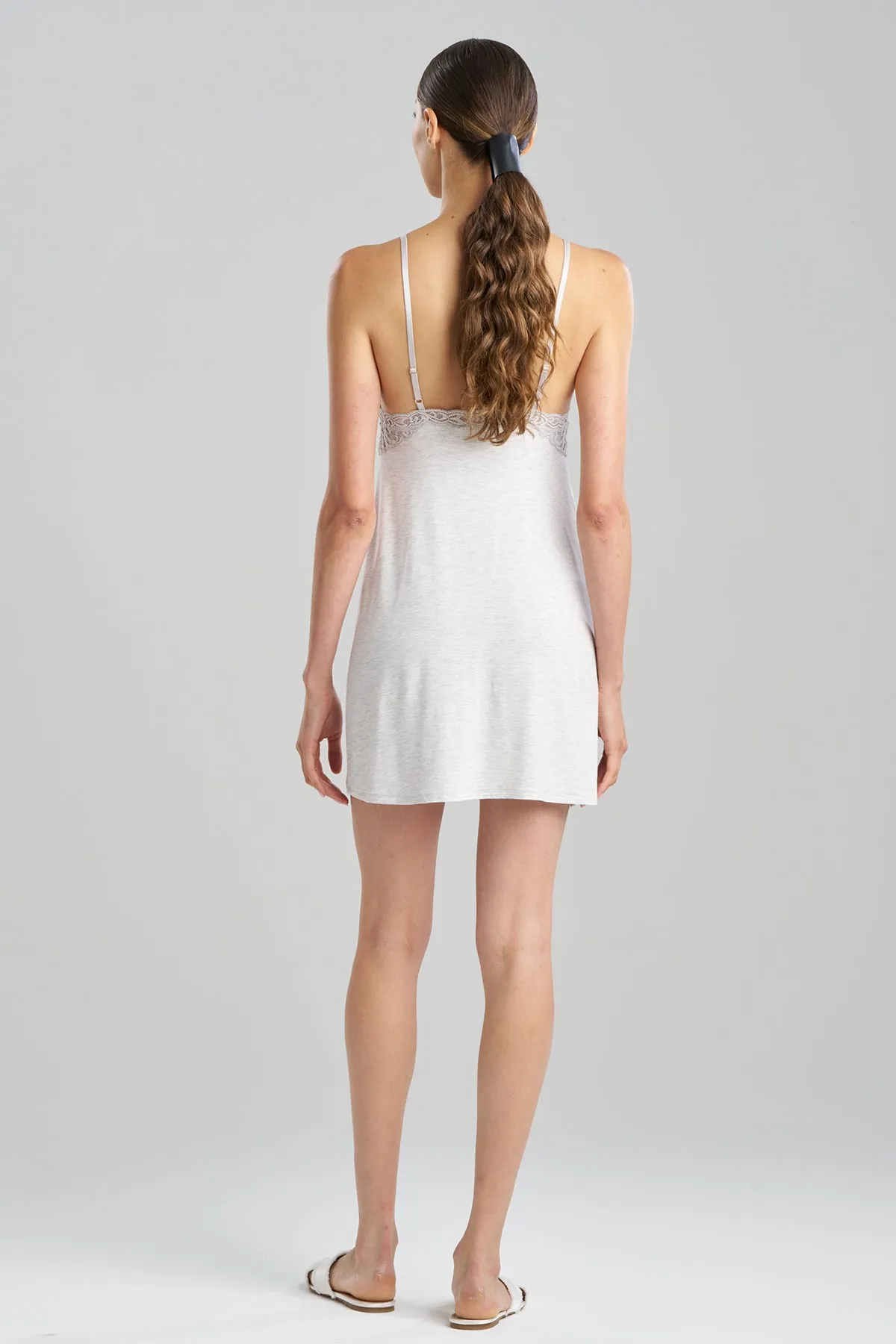 Feathers Essentials Lenzing™ Ecovero™ Viscose Lace Chemise sold by Natori product image thumbnail 2