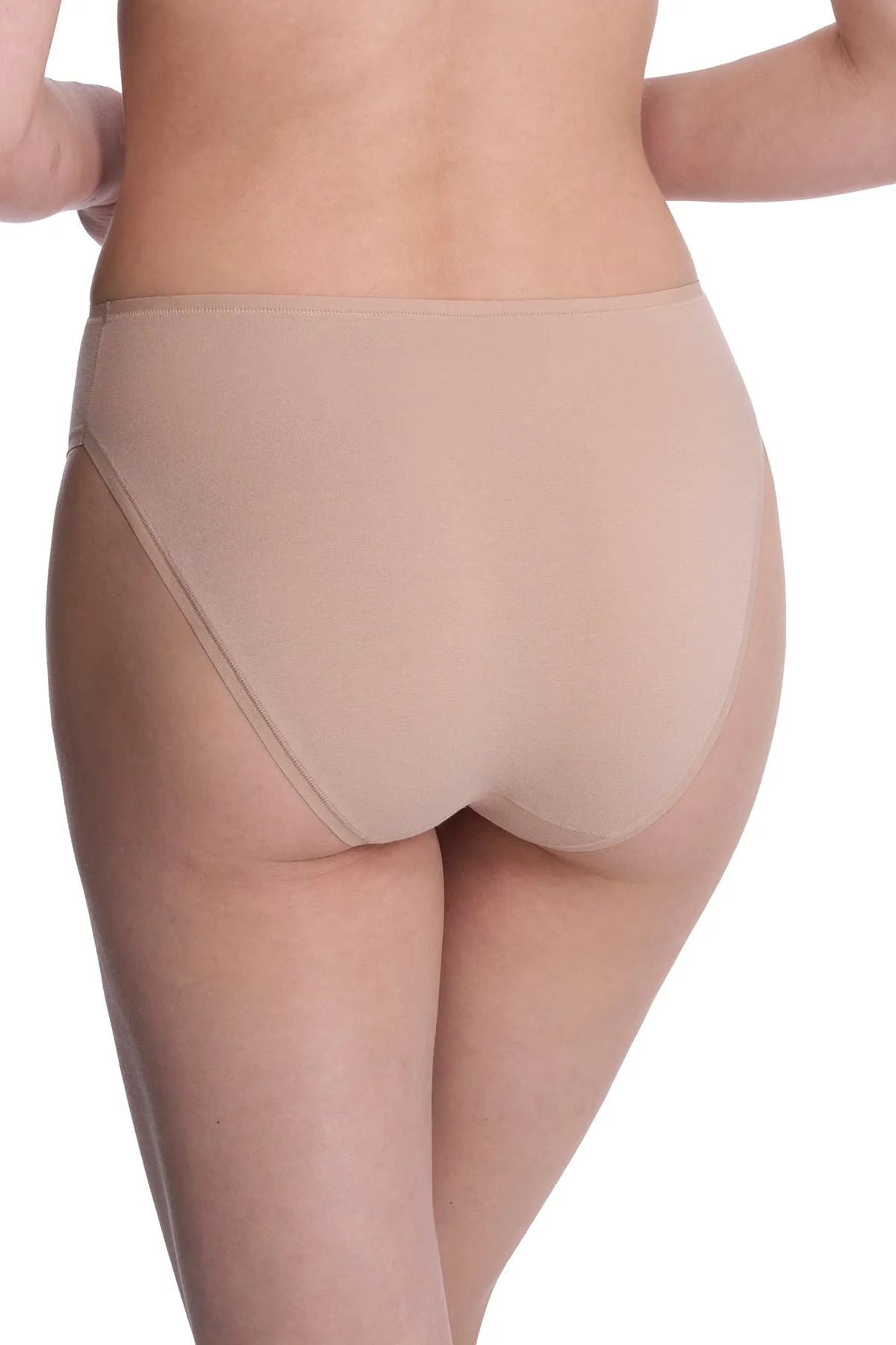 Bliss Bare Cotton High Cut Brief 3-Pack sold by Natori product image thumbnail 3