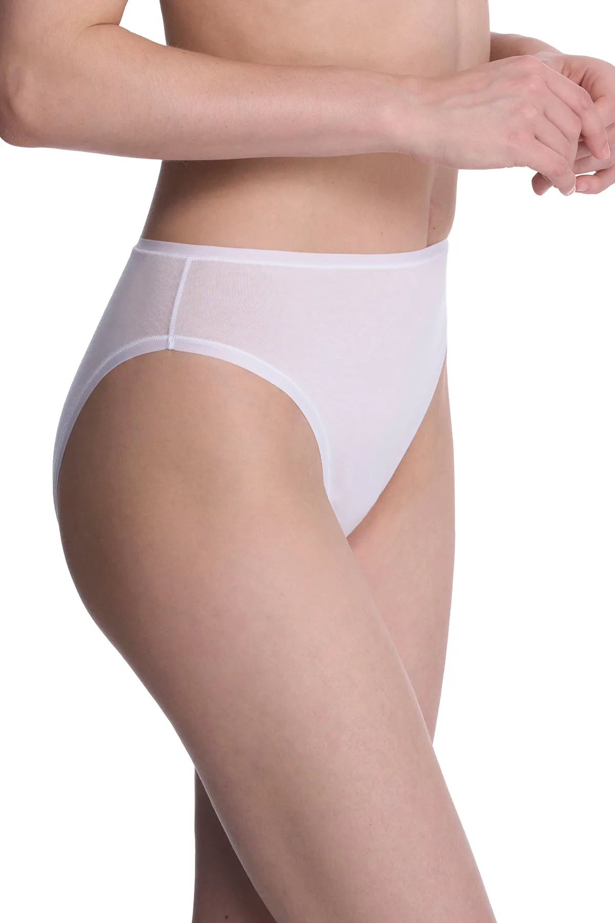 Bliss Bare Cotton High Cut Brief sold by Natori product image thumbnail 3