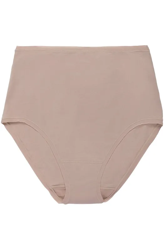 Bliss Bare Cotton High Waist Brief sold by Natori