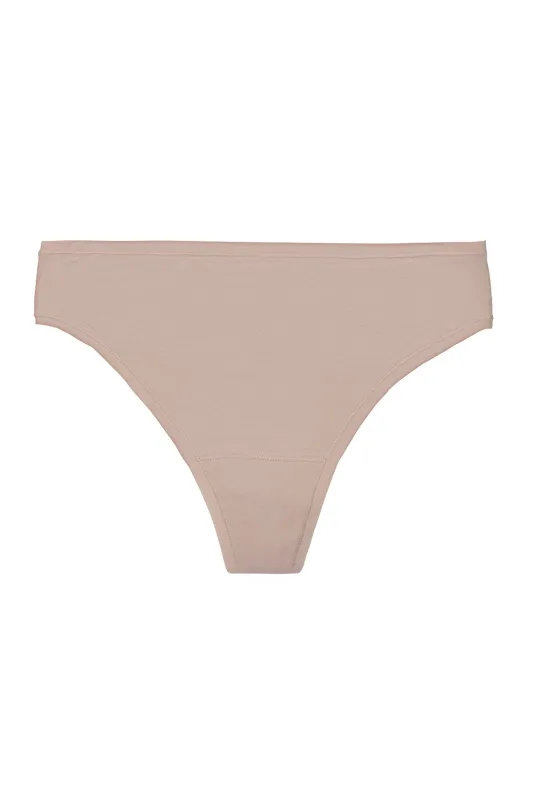 Bliss Bare Cotton Thong sold by Natori