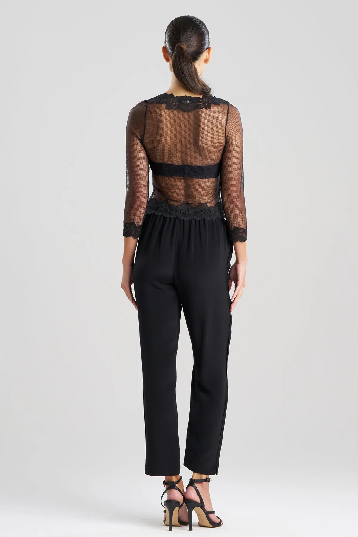 Siren Longsleeve Crop Top sold by Natori product image thumbnail 3