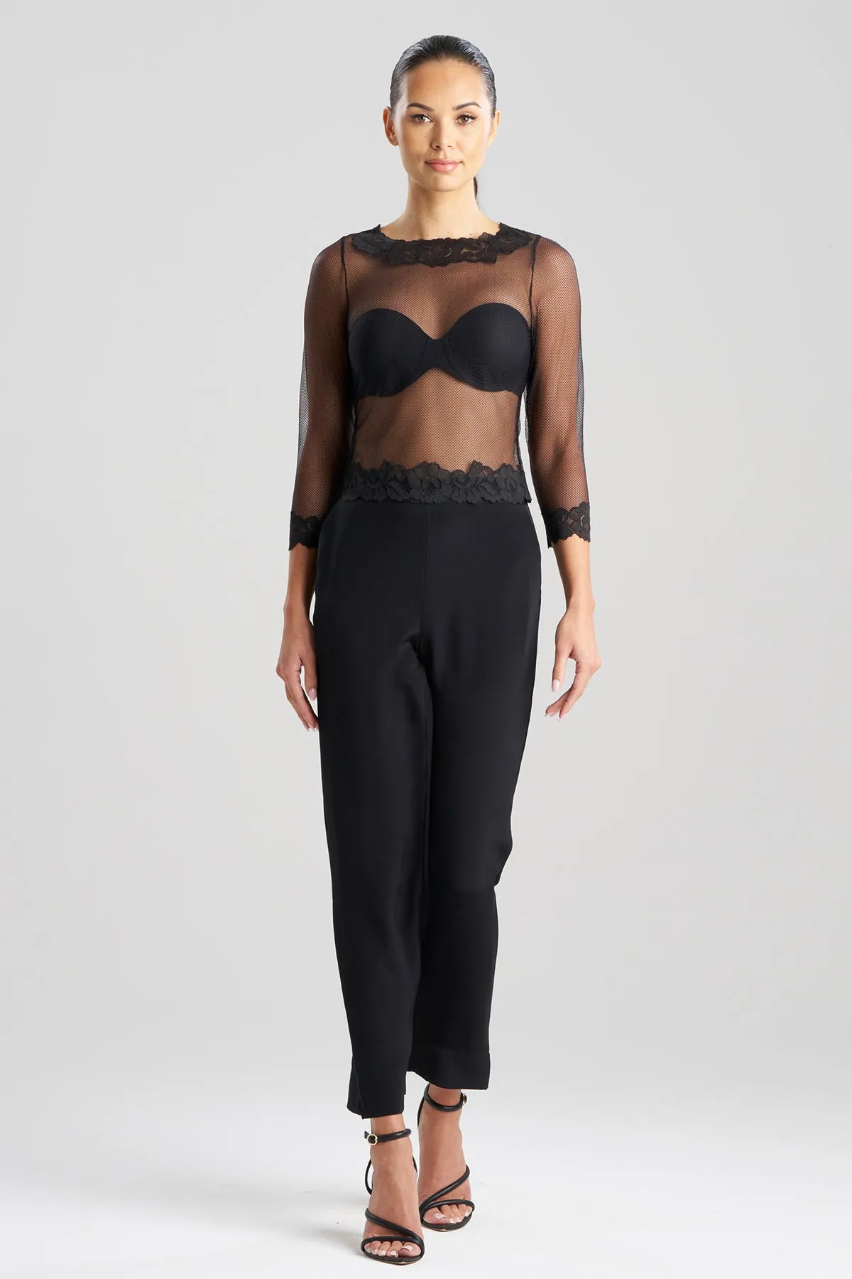Siren Longsleeve Crop Top sold by Natori product image thumbnail 2