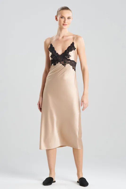 Peony Glamour Slip Dress sold by Natori