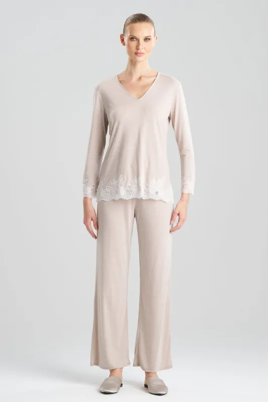 Luxe Shangri-La TENCEL™ Long Sleeve PJ sold by Natori