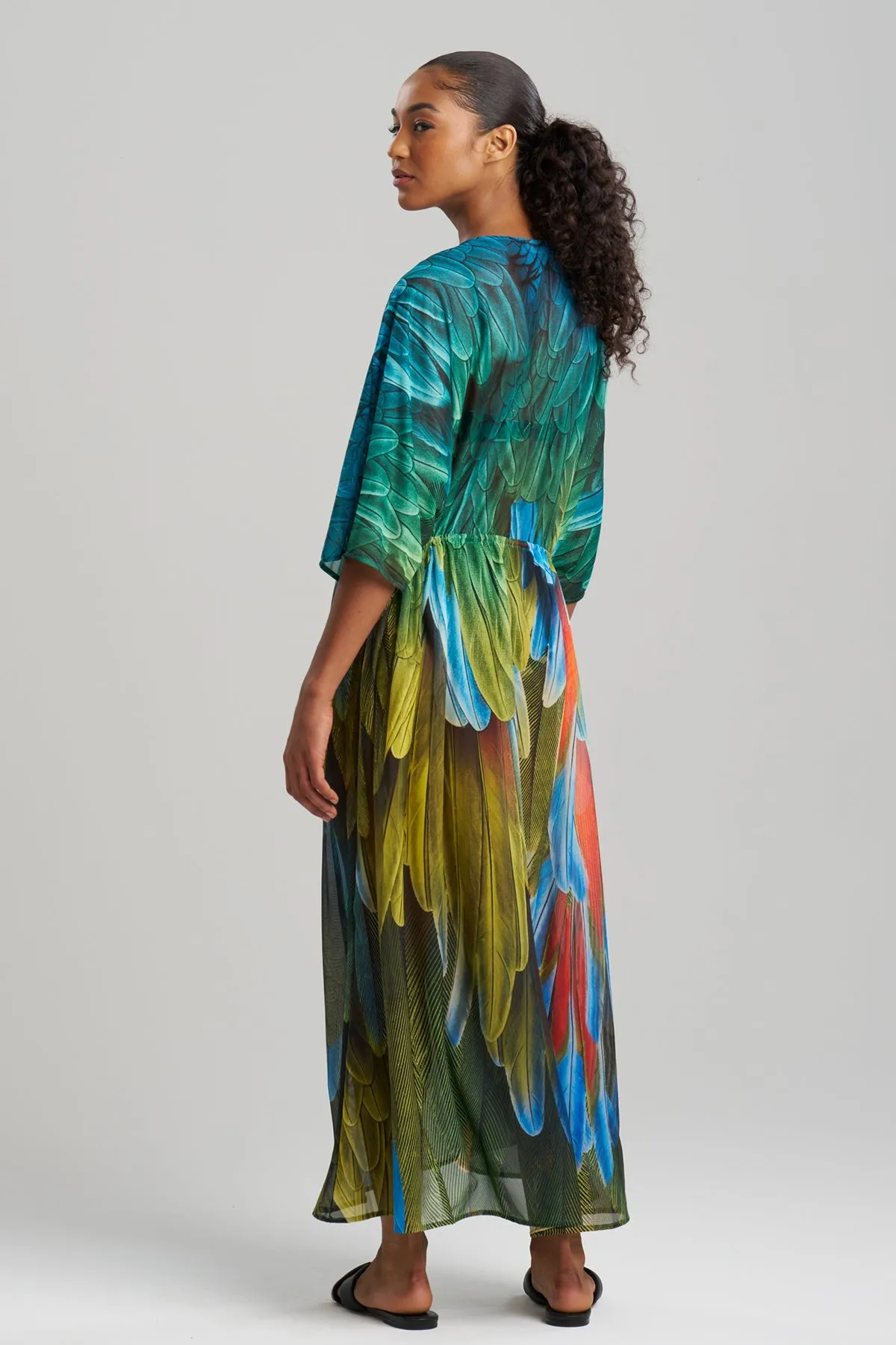 Paradise Printed Mesh Caftan Dress sold by Natori product image thumbnail 3