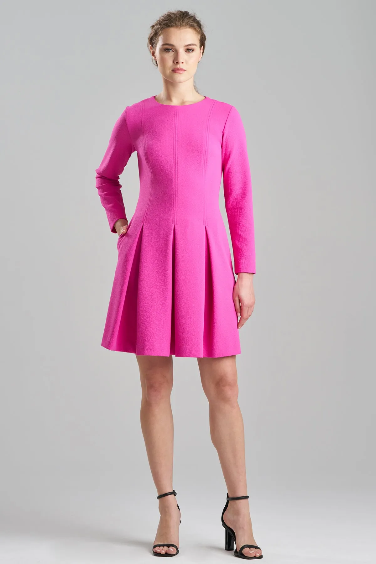 Scuba Crepe Pleated Dress sold by Natori product image thumbnail 2