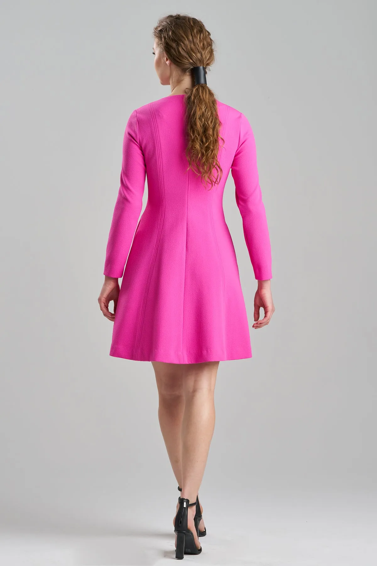 Scuba Crepe Pleated Dress sold by Natori product image thumbnail 3