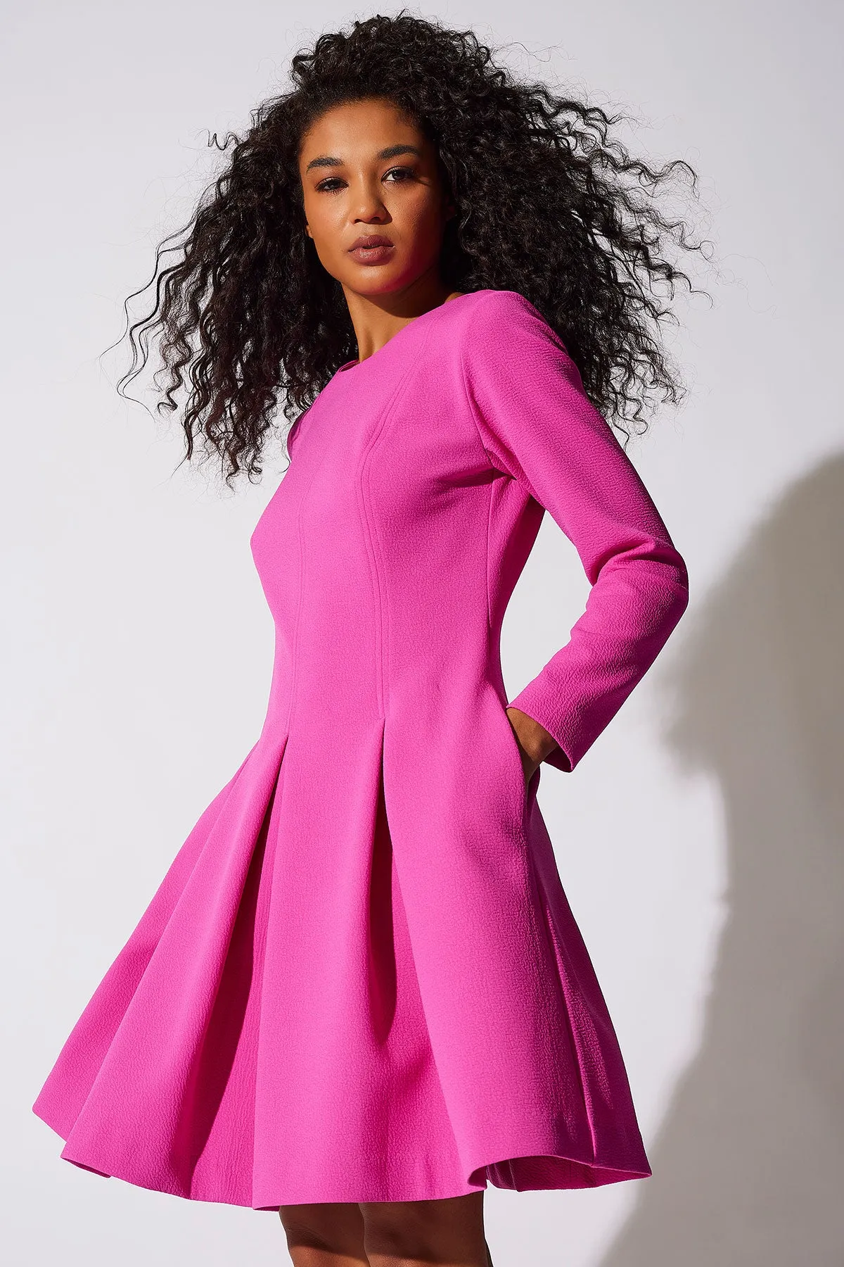 Scuba Crepe Pleated Dress sold by Natori product image thumbnail 4