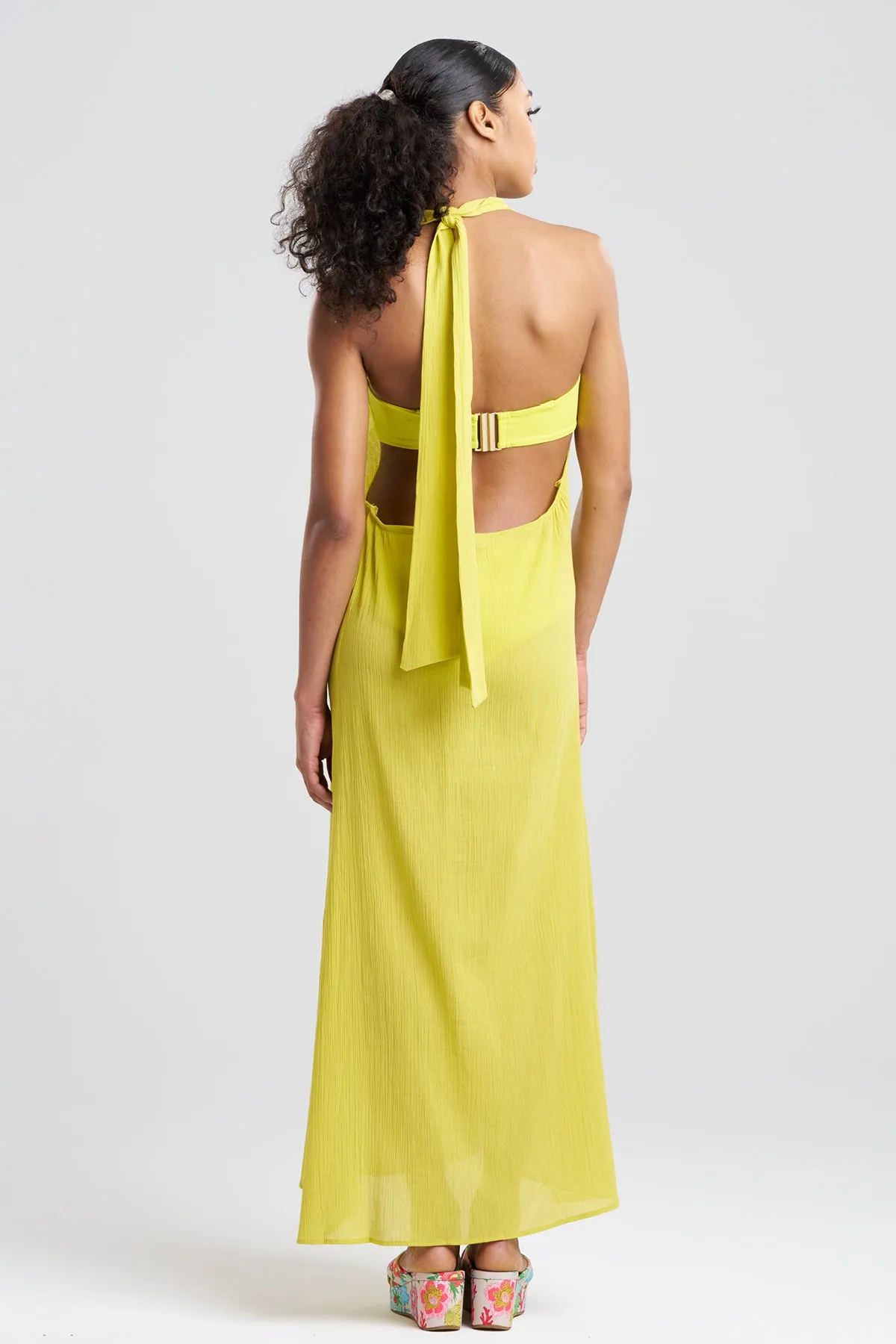 Cotton Gauze Maxi Halter Dress sold by Natori product image thumbnail 2