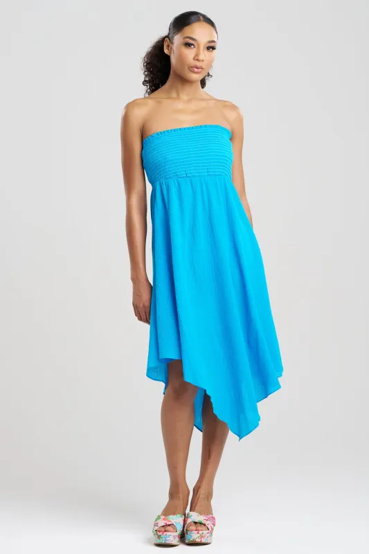 Cotton Gauze Bandeau Dress sold by Natori