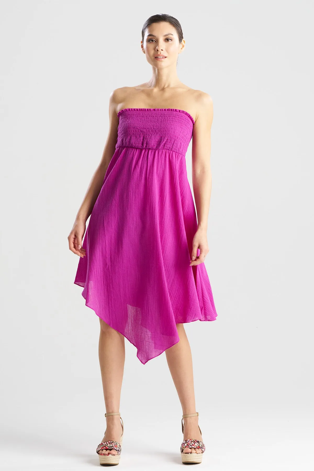 Cotton Gauze Bandeau Dress sold by Natori