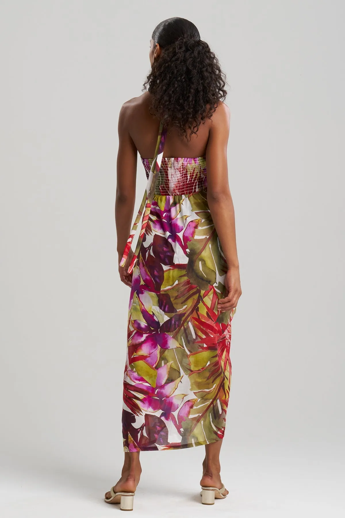 Rainforest Cotton Maxi Halter Dress sold by Natori product image thumbnail 3
