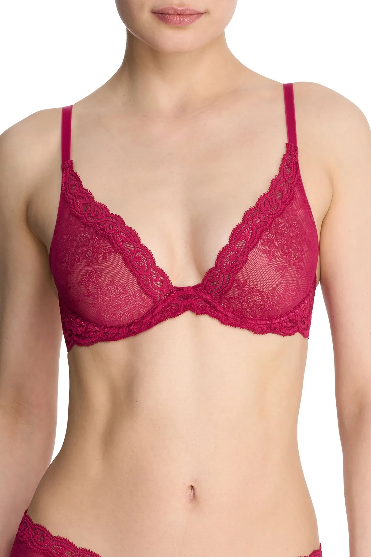 Feathers Plunge T-Shirt Bra sold by Natori