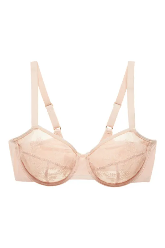 Frame Full Fit Unlined Underwire Bra sold by Natori