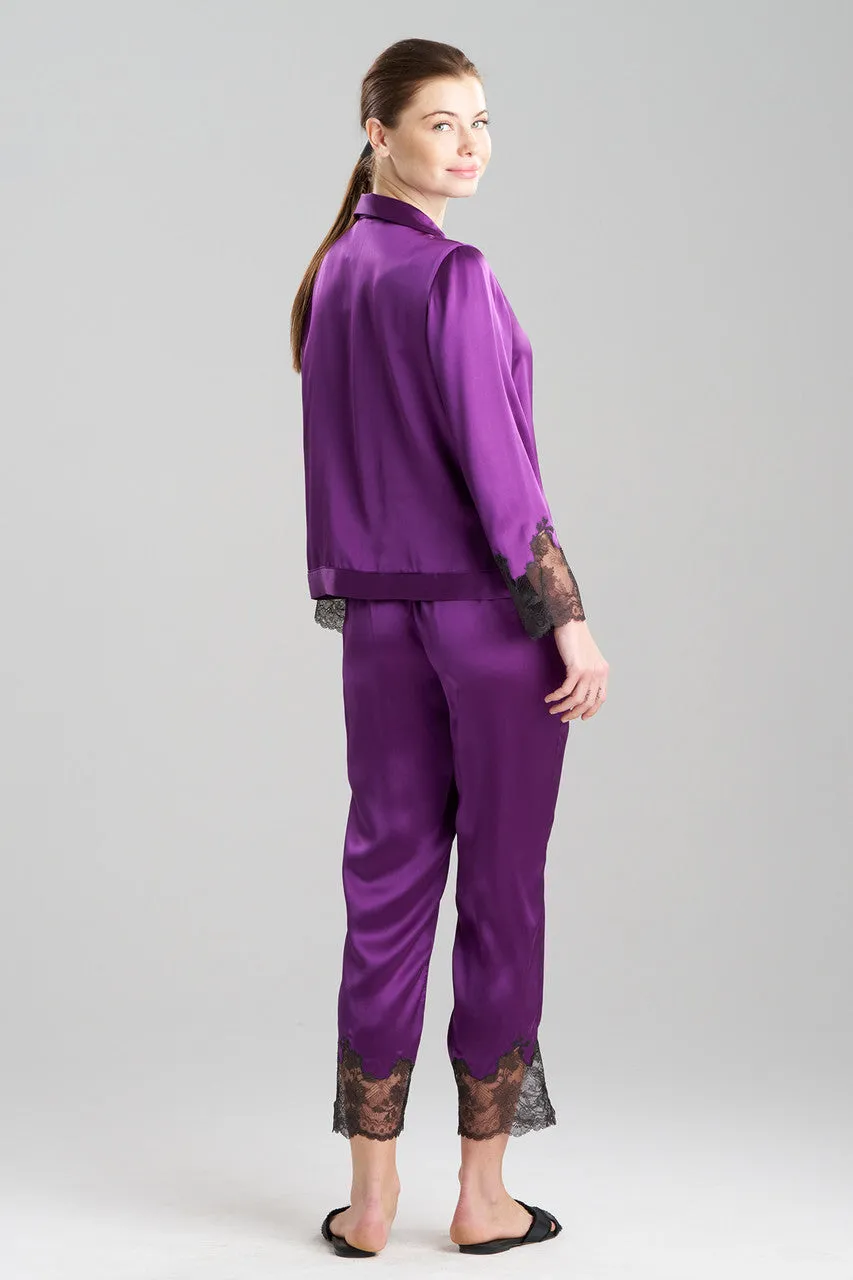 Lolita Lace Trim Silk Notch PJ sold by Natori product image thumbnail 2
