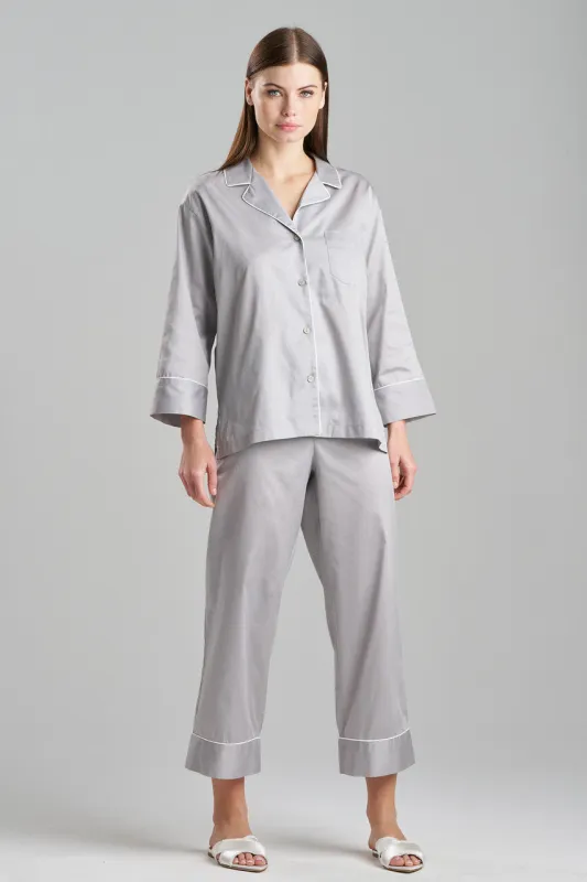 Cotton Sateen Essentials Notch PJ sold by Natori