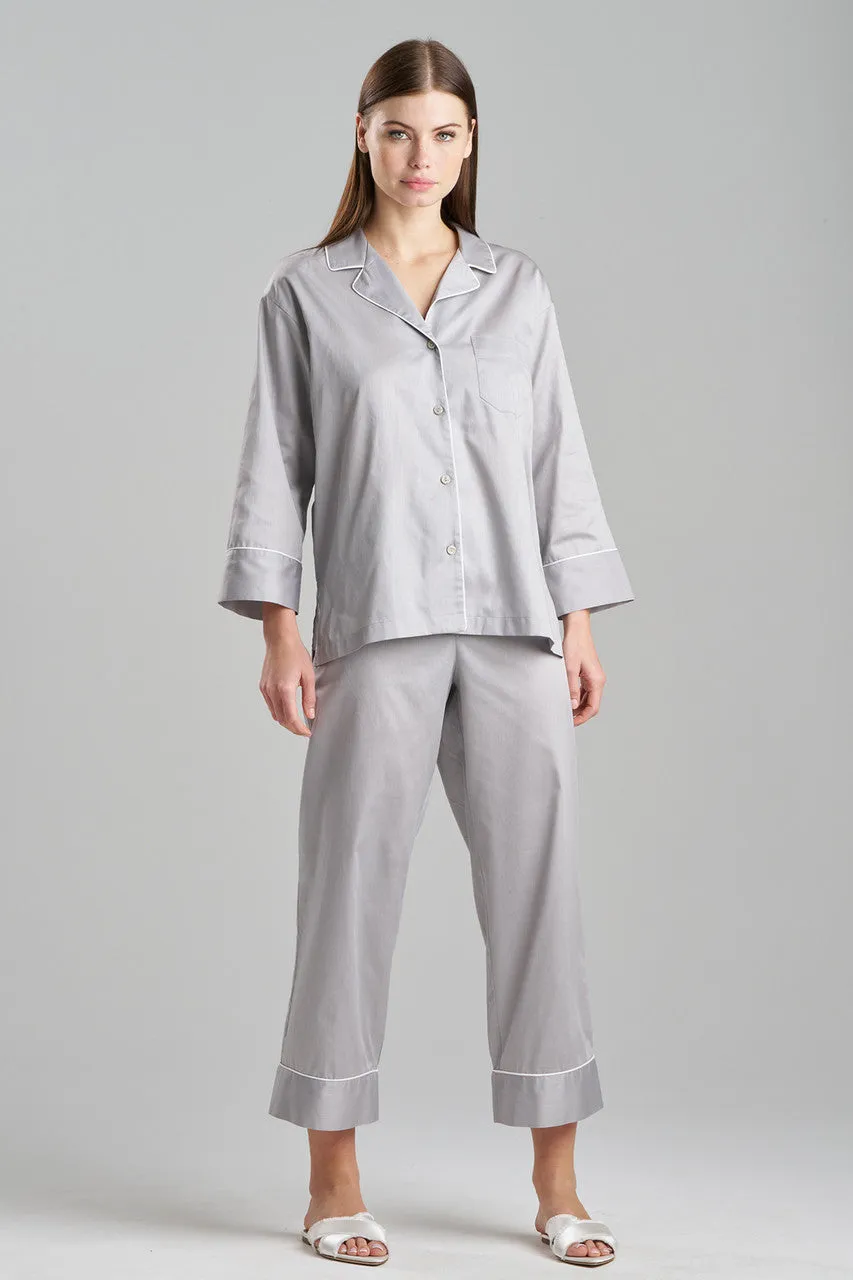 Cotton Sateen Essentials Notch PJ sold by Natori