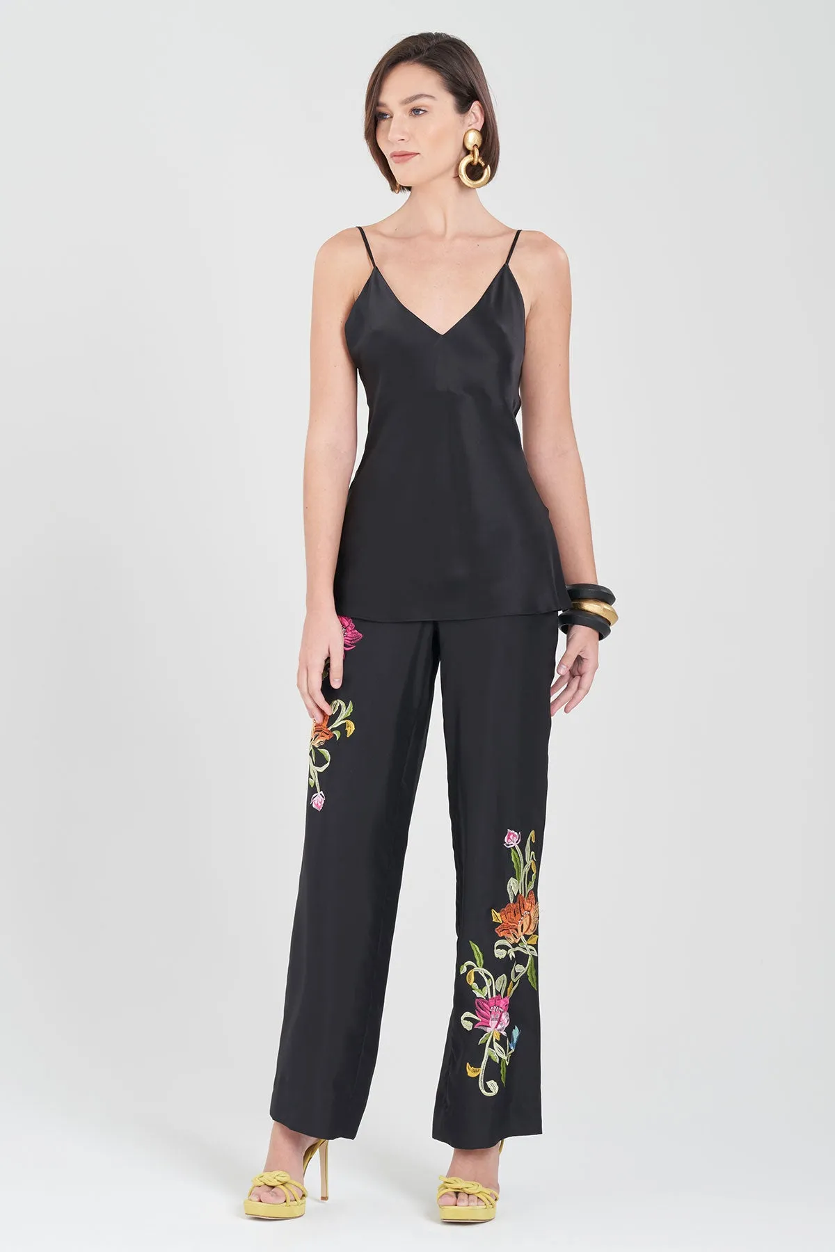 Key Essentials V-Neck Silk Cami sold by Natori