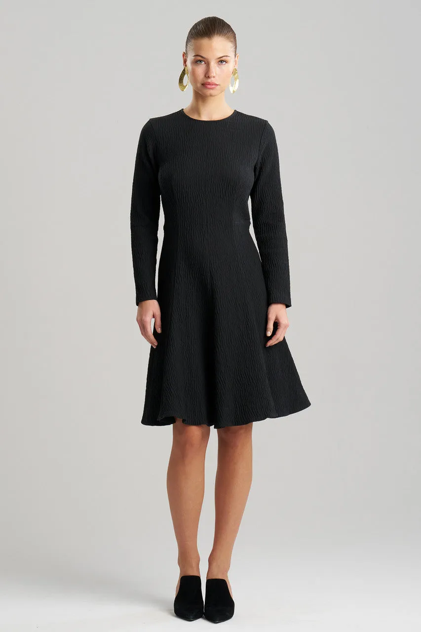 Textured Cotton Jacquard Midi Dress sold by Natori