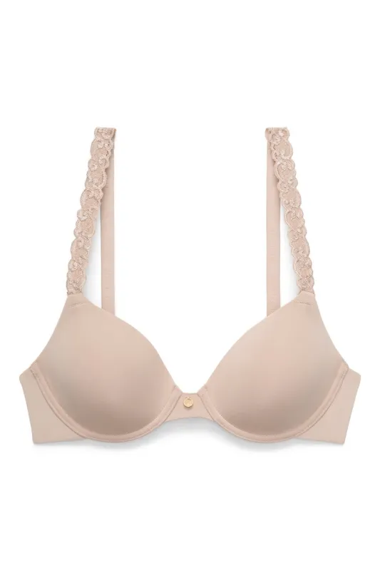 Pure Luxe Custom Coverage Contour Underwire Bra sold by Natori