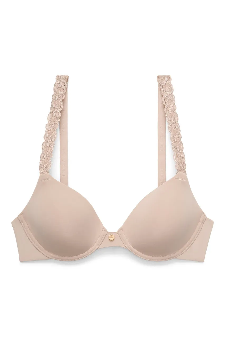 Pure Luxe Custom Coverage Contour Underwire Bra sold by Natori