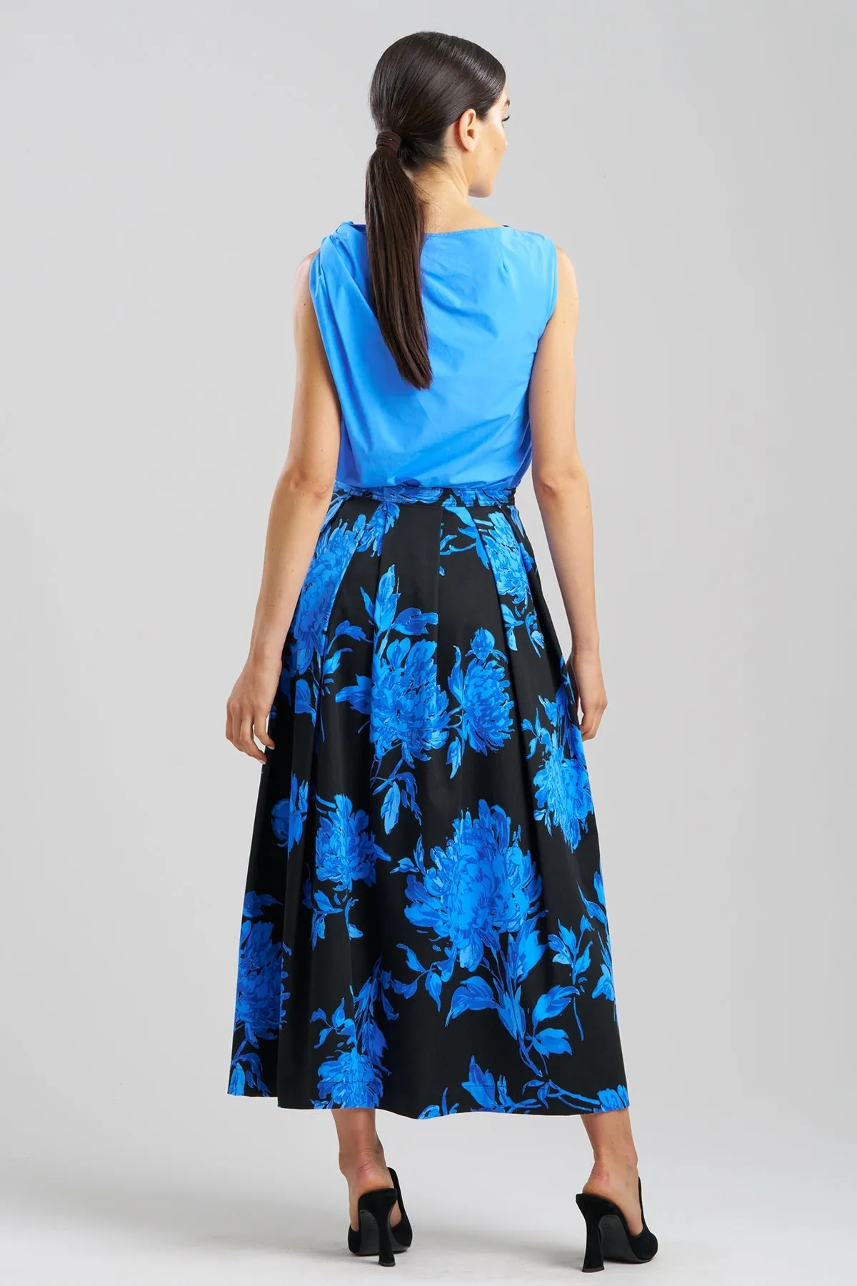 Miyako Printed Cotton Chino Maxi Skirt sold by Natori product image thumbnail 3