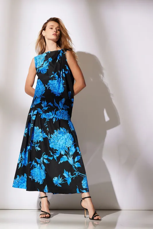Miyako Printed Cotton Chino Maxi Skirt sold by Natori