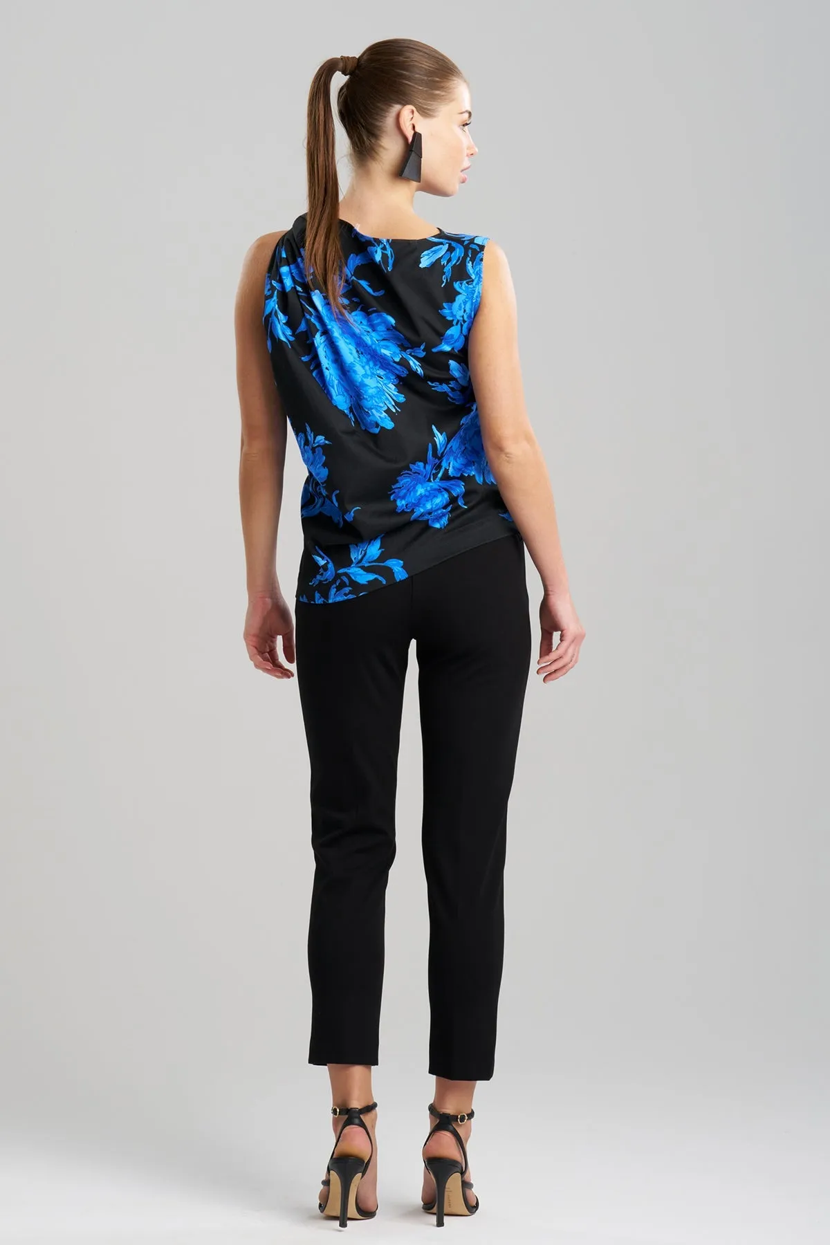 Miyako Printed Cotton Chino Origami Top sold by Natori product image thumbnail 3