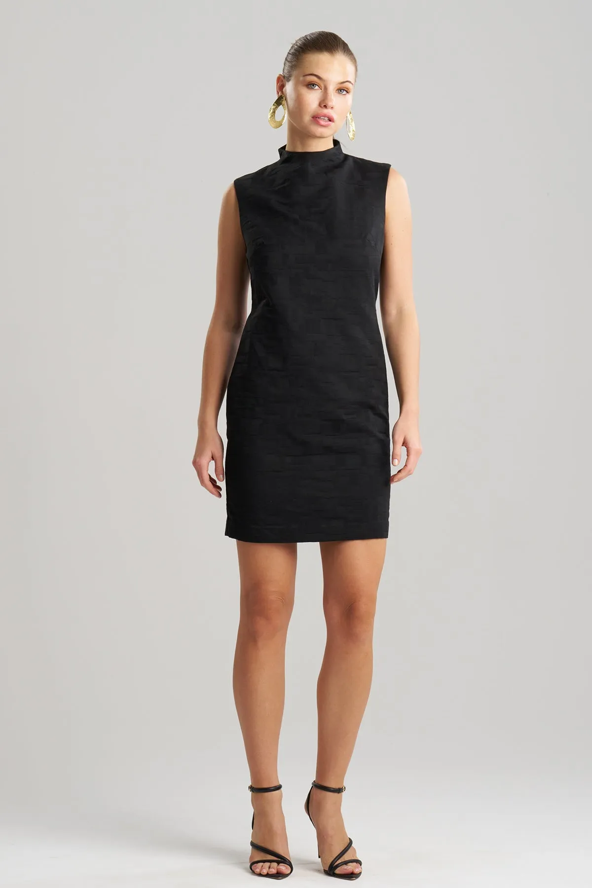 Geo Texture Jacquard Sheath Dress sold by Natori