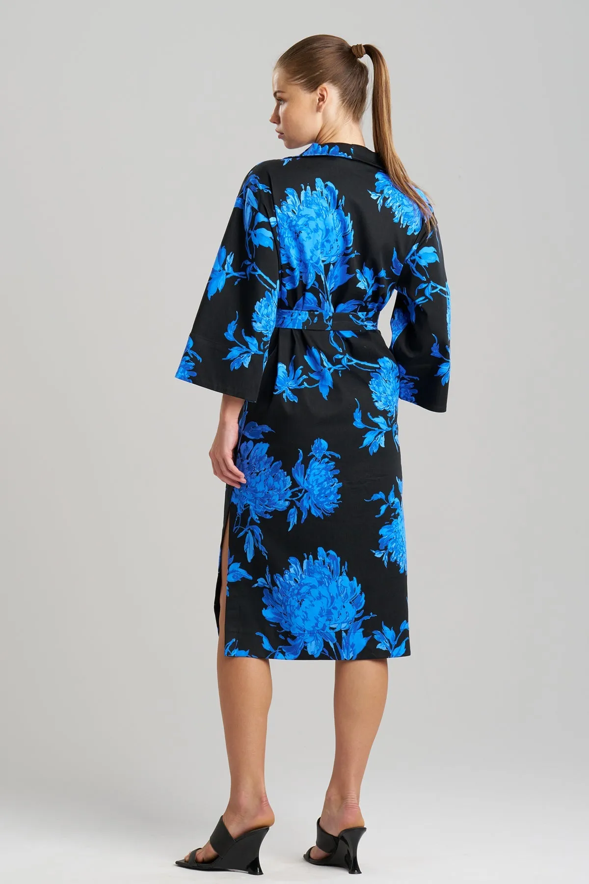 Miyako Printed Cotton Chino Kimono Shirtdress sold by Natori product image thumbnail 2
