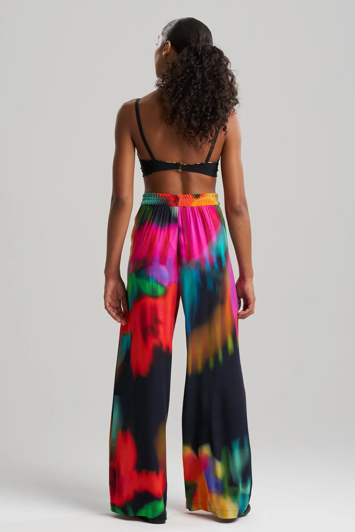 Floral Mirage Printed Rayon Pants sold by Natori product image thumbnail 3