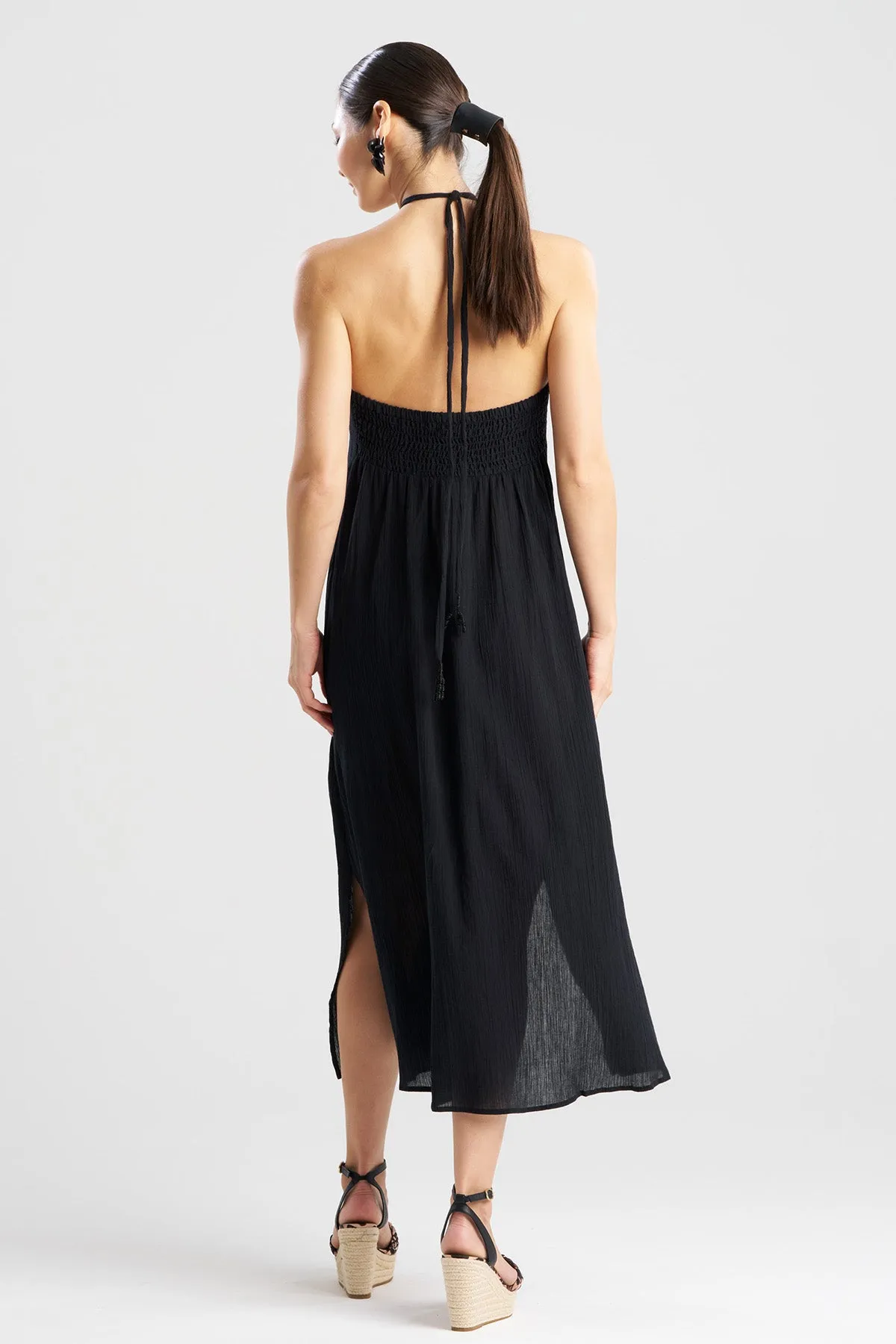 Cotton Gauze Halter Dress sold by Natori product image thumbnail 2