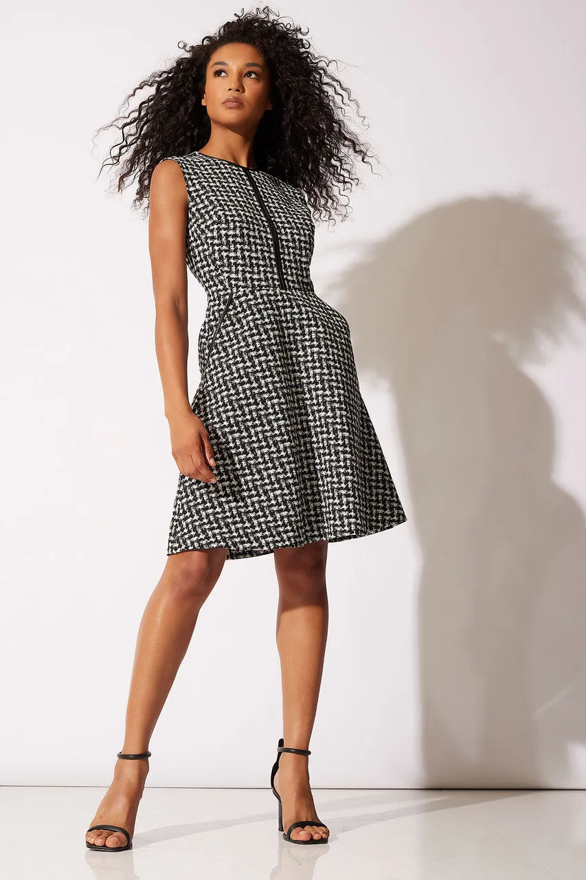 Japanese Check V-Neck Dress sold by Natori