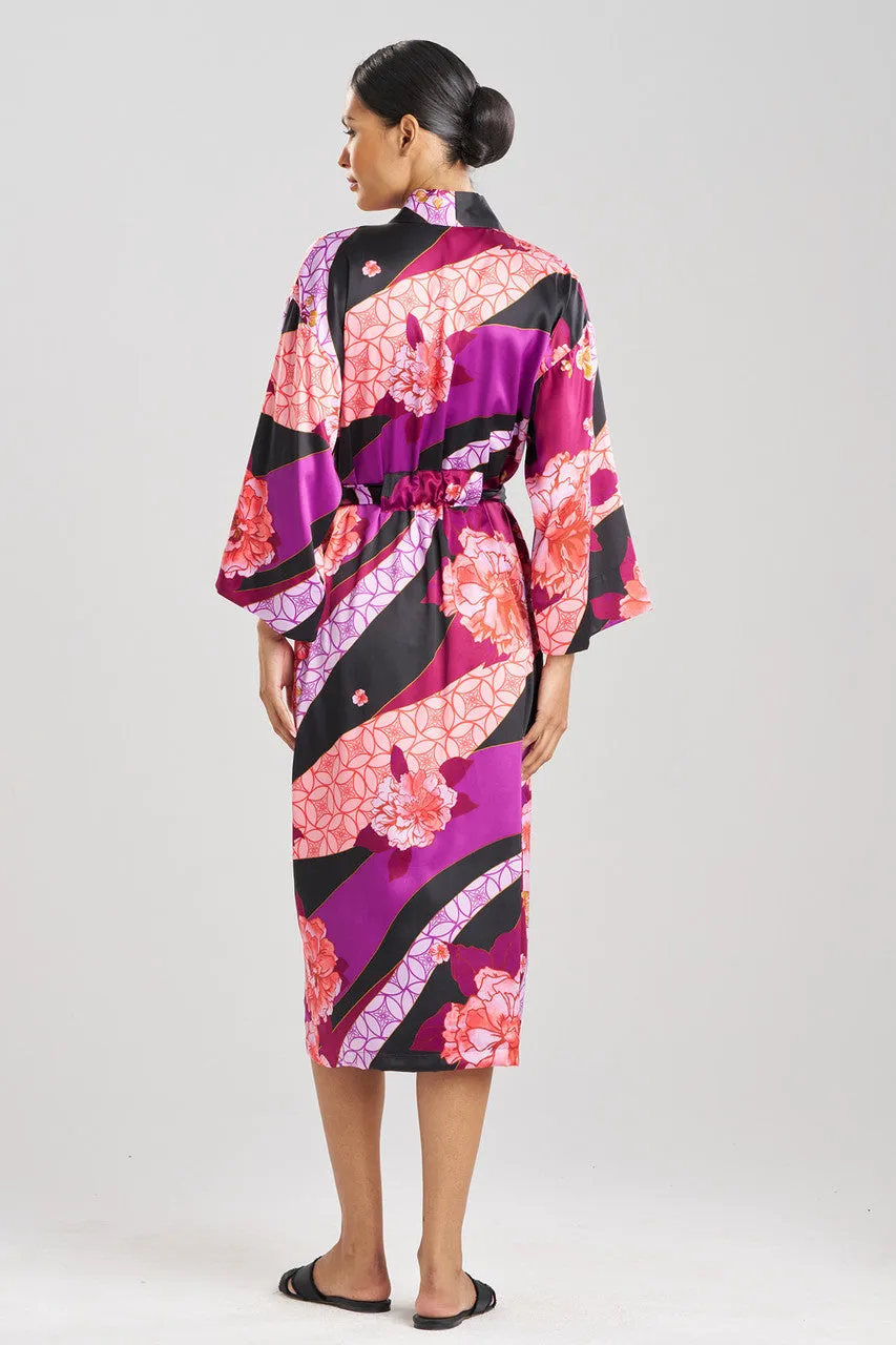 Floral Tapestry Satin Robe sold by Natori product image thumbnail 2