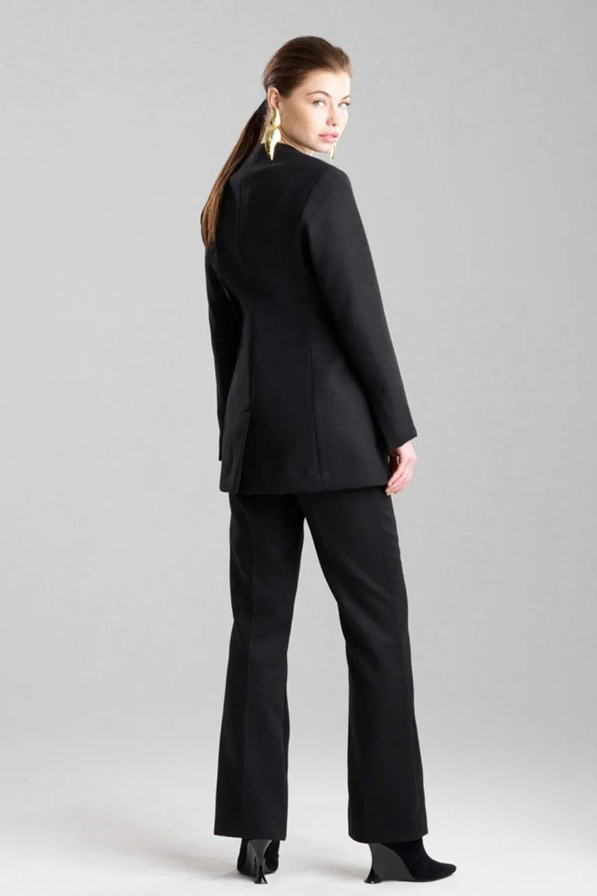 Felt Embroidered Collarless Jacket sold by Natori product image thumbnail 3