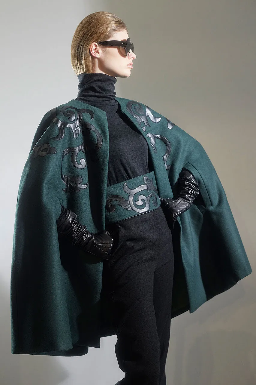 Felt Embroidered Cape sold by Natori product image thumbnail 4