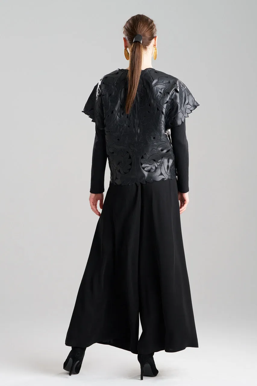 Vegan Luxe Lambskin Embroidered Vest sold by Natori product image thumbnail 2