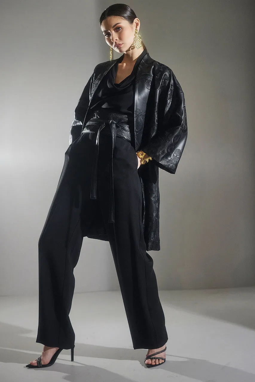 Stretch Crepe Trousers sold by Natori