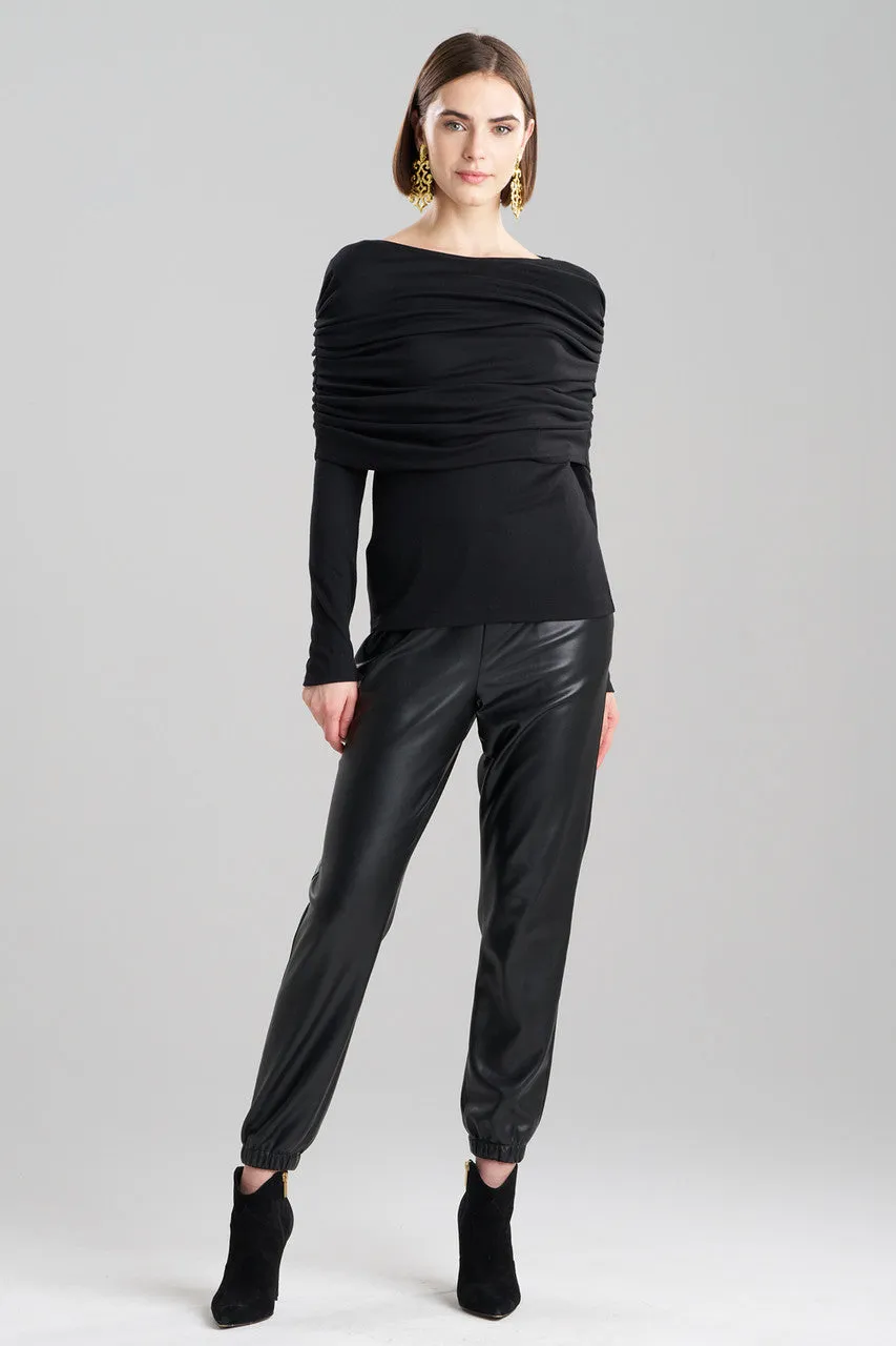 Layering Jersey Rouched Sleeve Top sold by Natori product image thumbnail 2