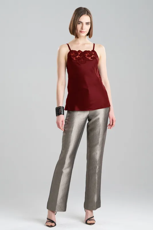 Silk Charmeuse Lace Cami sold by Natori