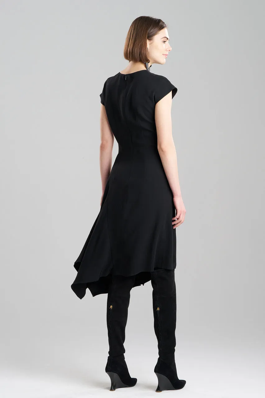 Stretch Crepe Side Drape Dress sold by Natori product image thumbnail 3