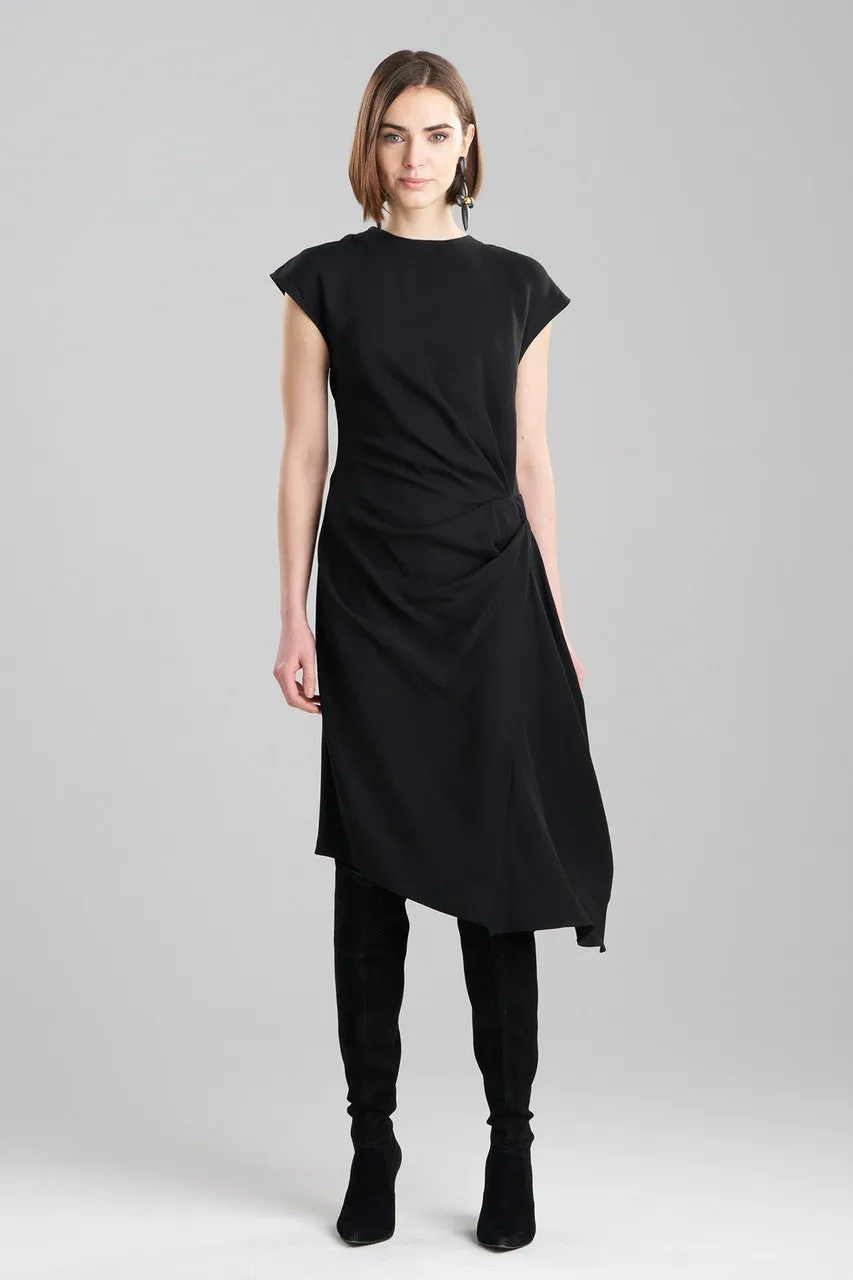 Stretch Crepe Side Drape Dress sold by Natori product image thumbnail 2