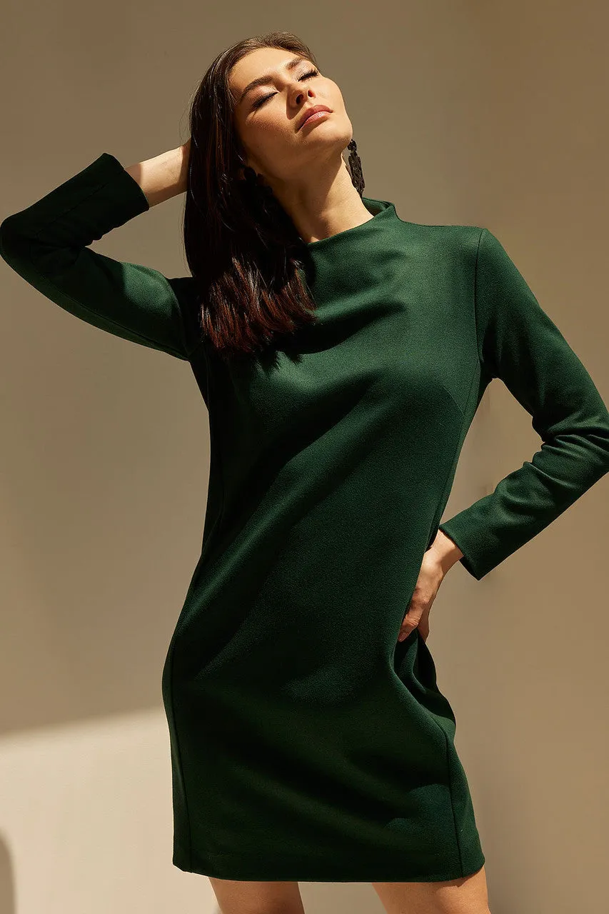 Double Jersey Mock Neck Sheath Dress sold by Natori